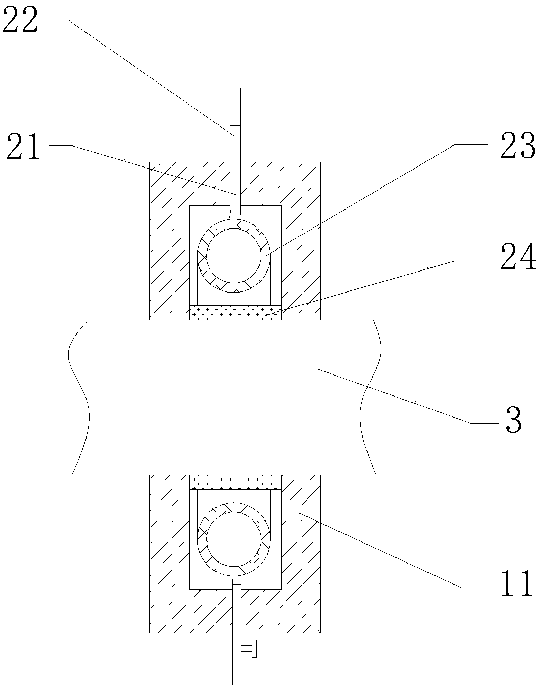 Optical cable with self protection structure