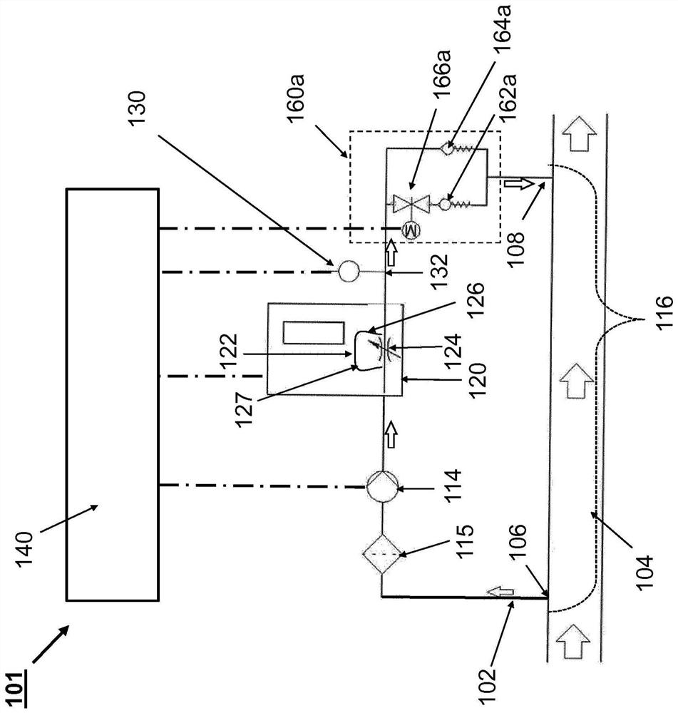 Method and measuring device for determining the compressibility of a flowing fluid