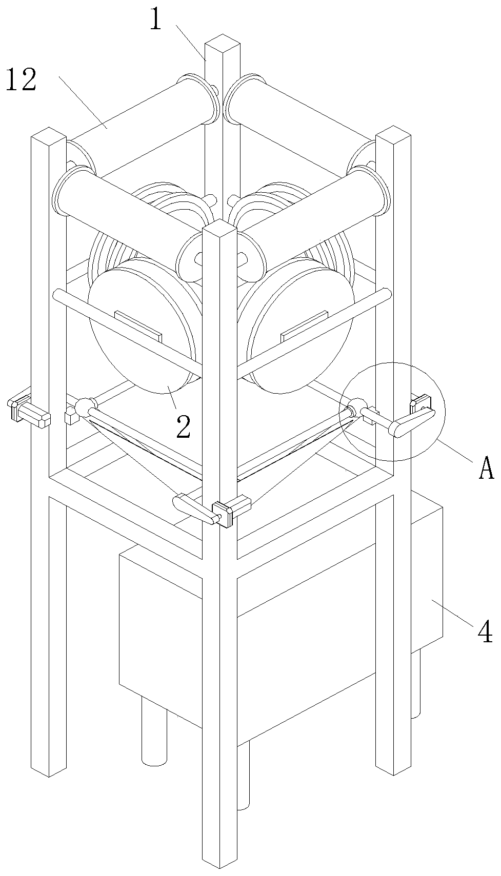 Silica gel vibrating diaphragm adhesive tape and preparation method thereof