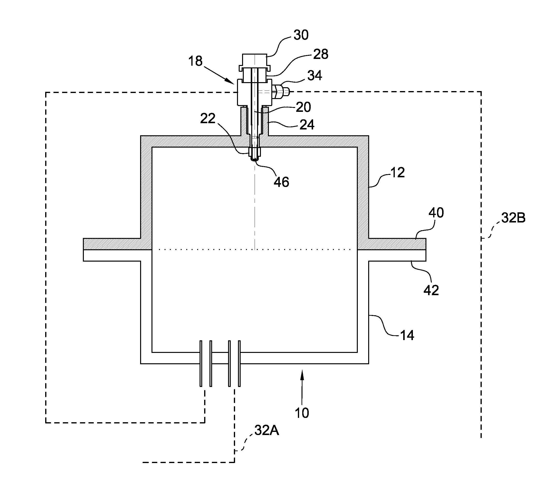 Mould for the rotational moulding of plastic materials