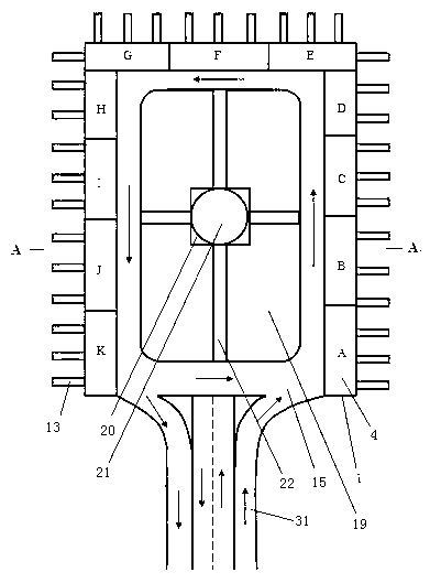 Ring-shaped terminal building of airport