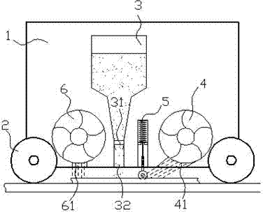 Light-reflective layer adding device for road