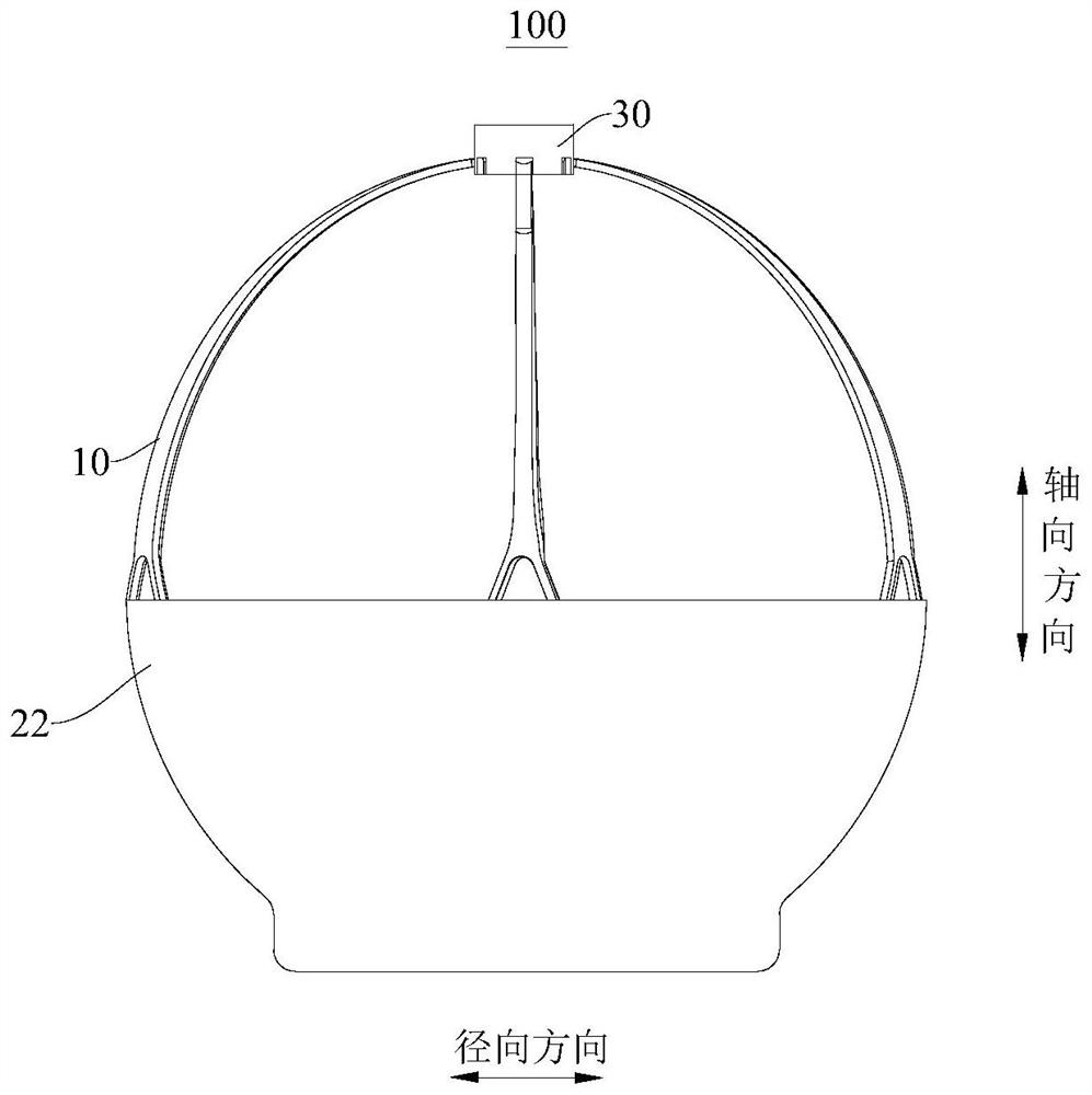 Valve prosthesis and valve prosthesis system