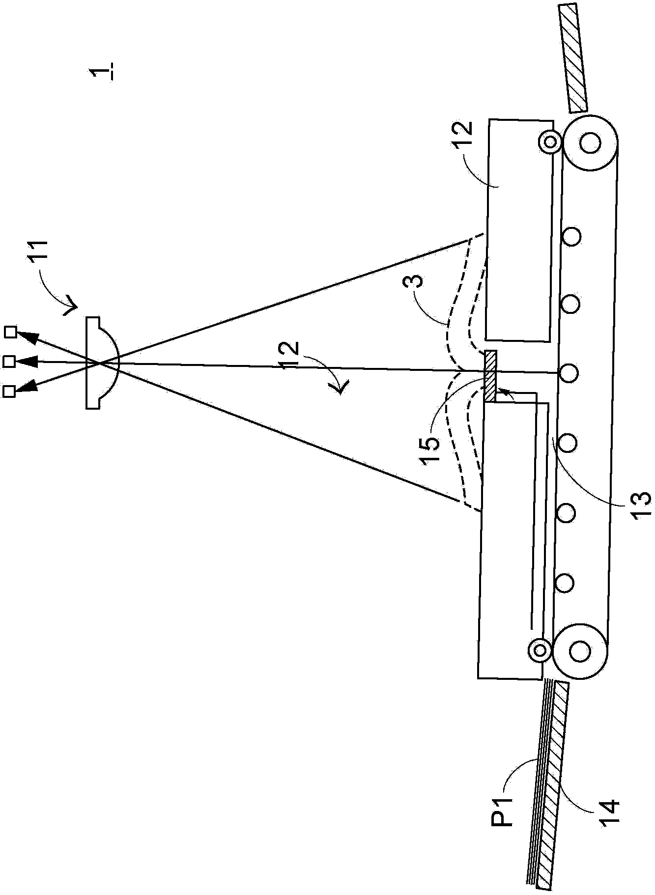 Document image reading device