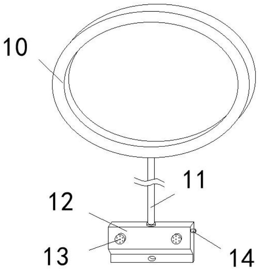 Blood leakage monitoring alarm and alarm system thereof