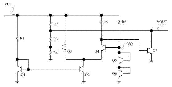 npn transistor reference voltage generating circuit