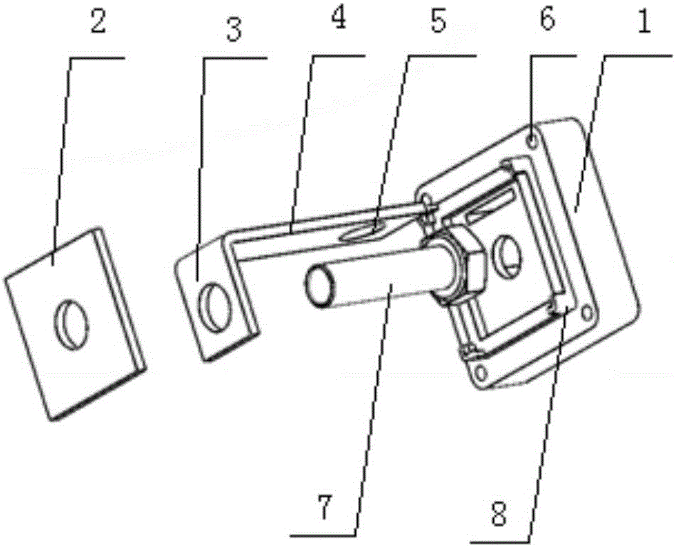 Heavy-current binding post for outgoing wire of electrical type casing