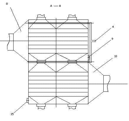 High-efficiency dry-method desulphurization, denitration and flue gas purification device