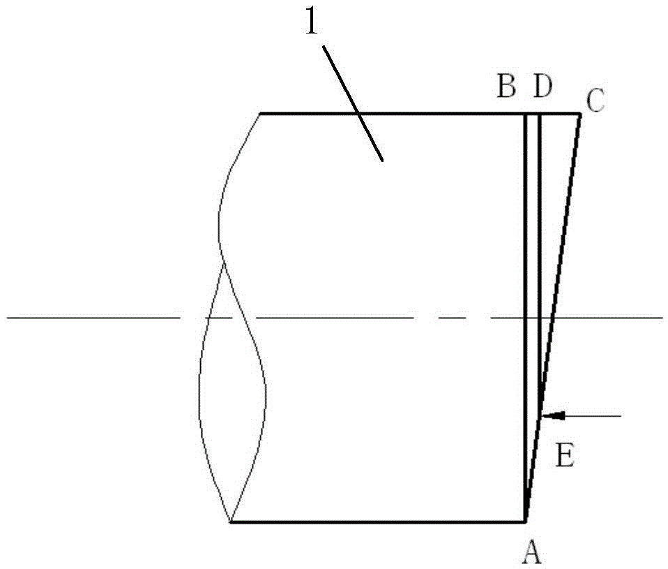 Center hole radial circle run-out detection tool and batch detection method