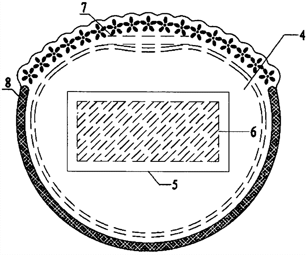 Novel mastoptosis-preventing and anti-galactorrhea pad