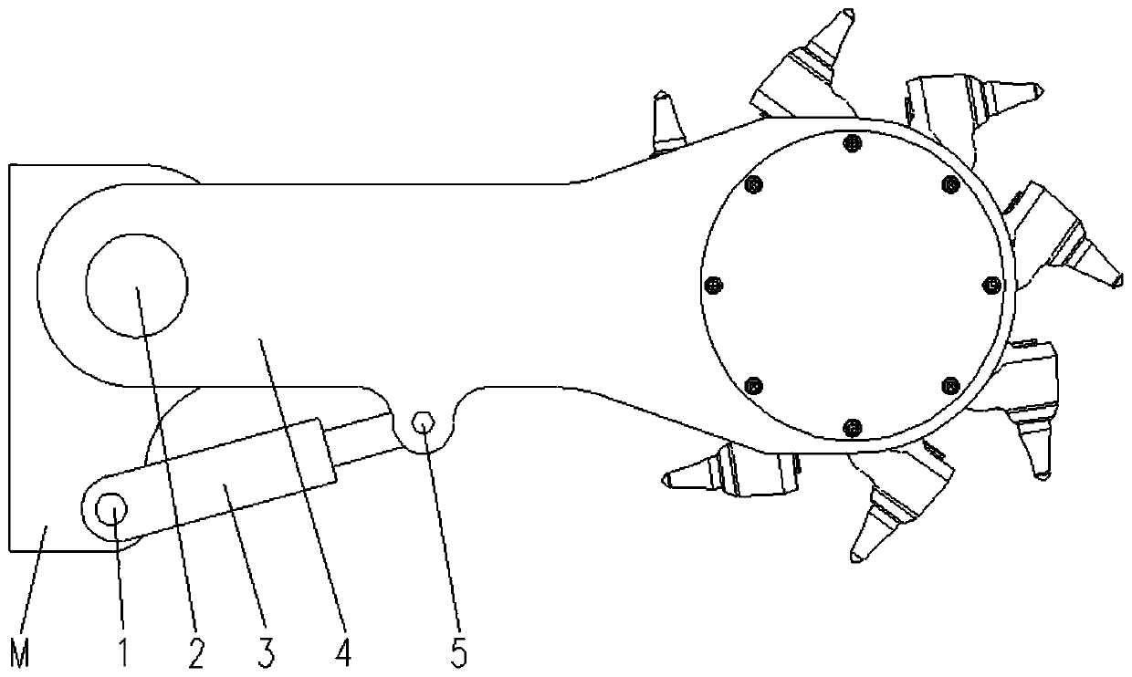 Coal mining machine fluid-driven crusher