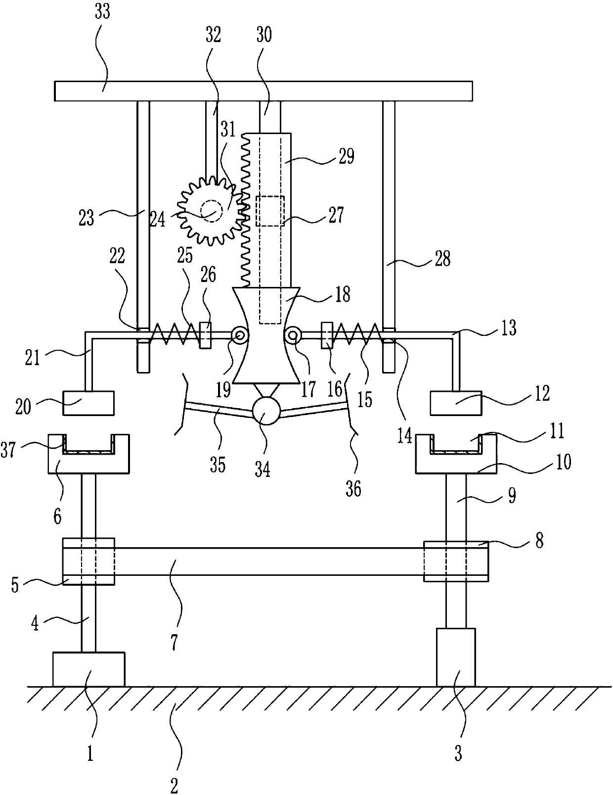 Decoration plate grinding system with dust suction system