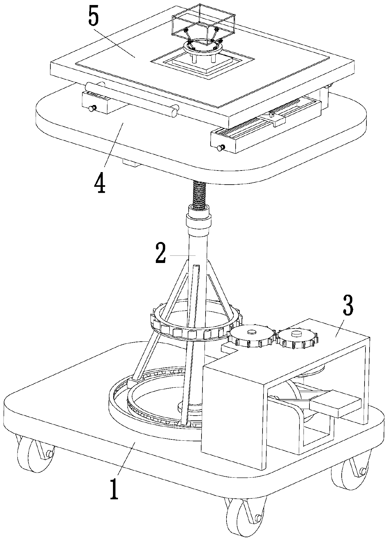 Rotary magnetic solid geometry figure demonstration device