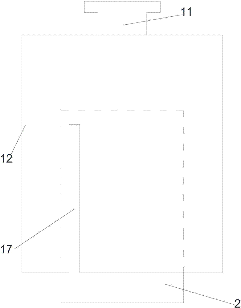 Sensor fixing device of acoustic emission test