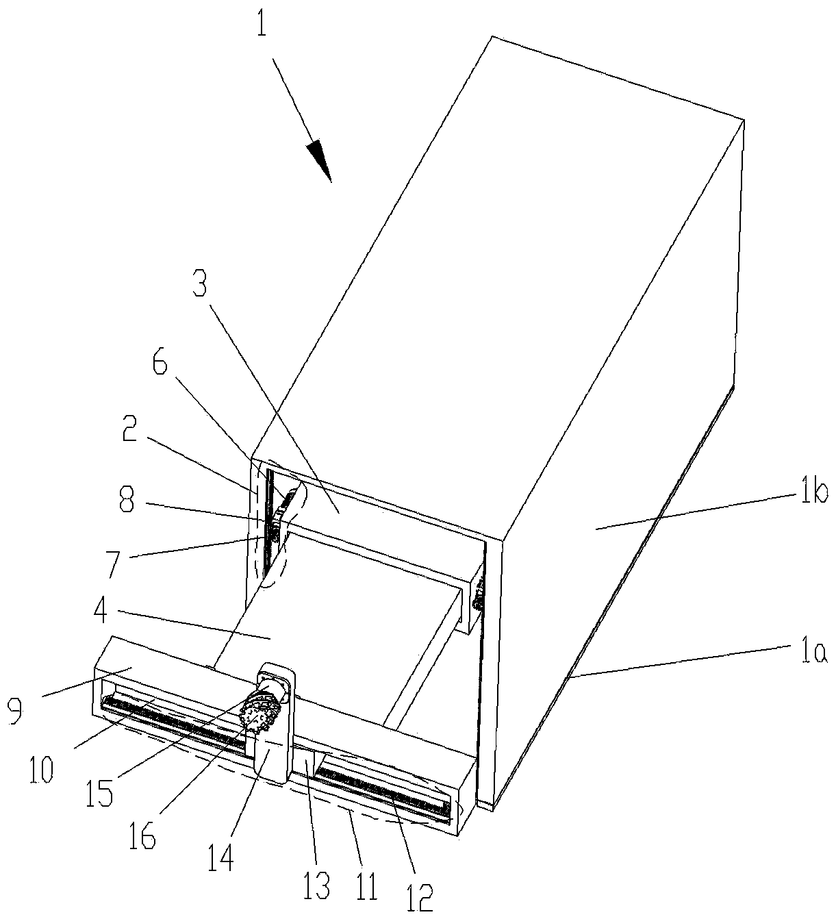 A digging device for tunnel underground excavator