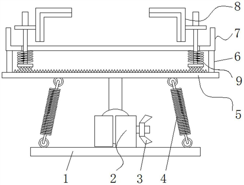 A solar panel mounting bracket for new energy