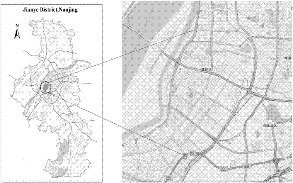 Internet photo geospatial positioning method based on street views