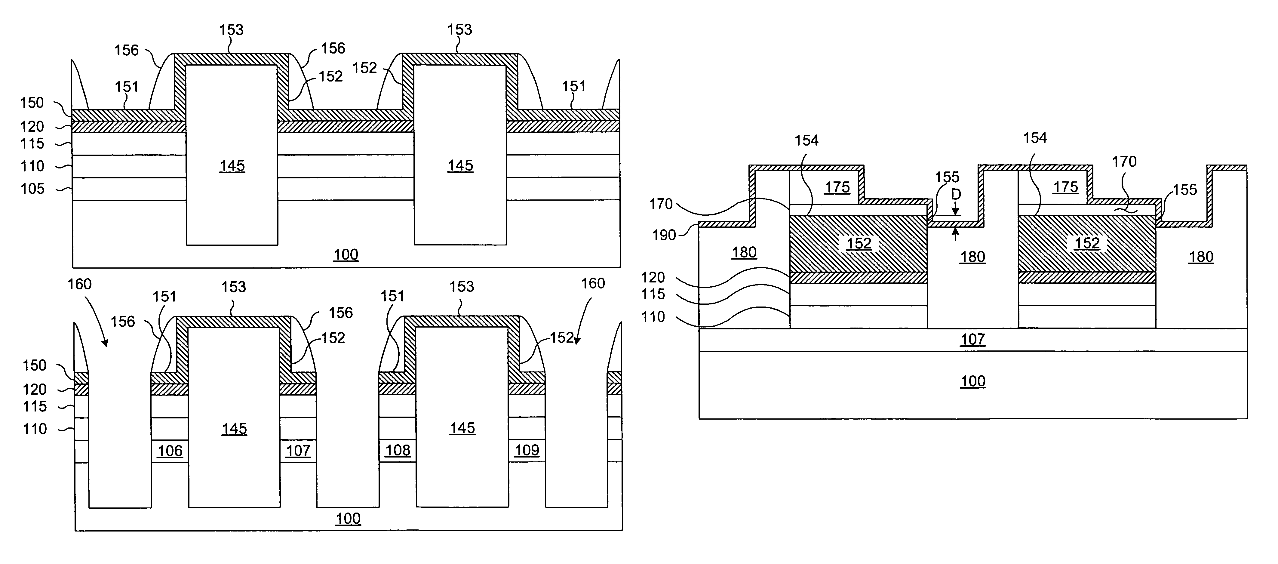 Common word line edge contact phase-change memory