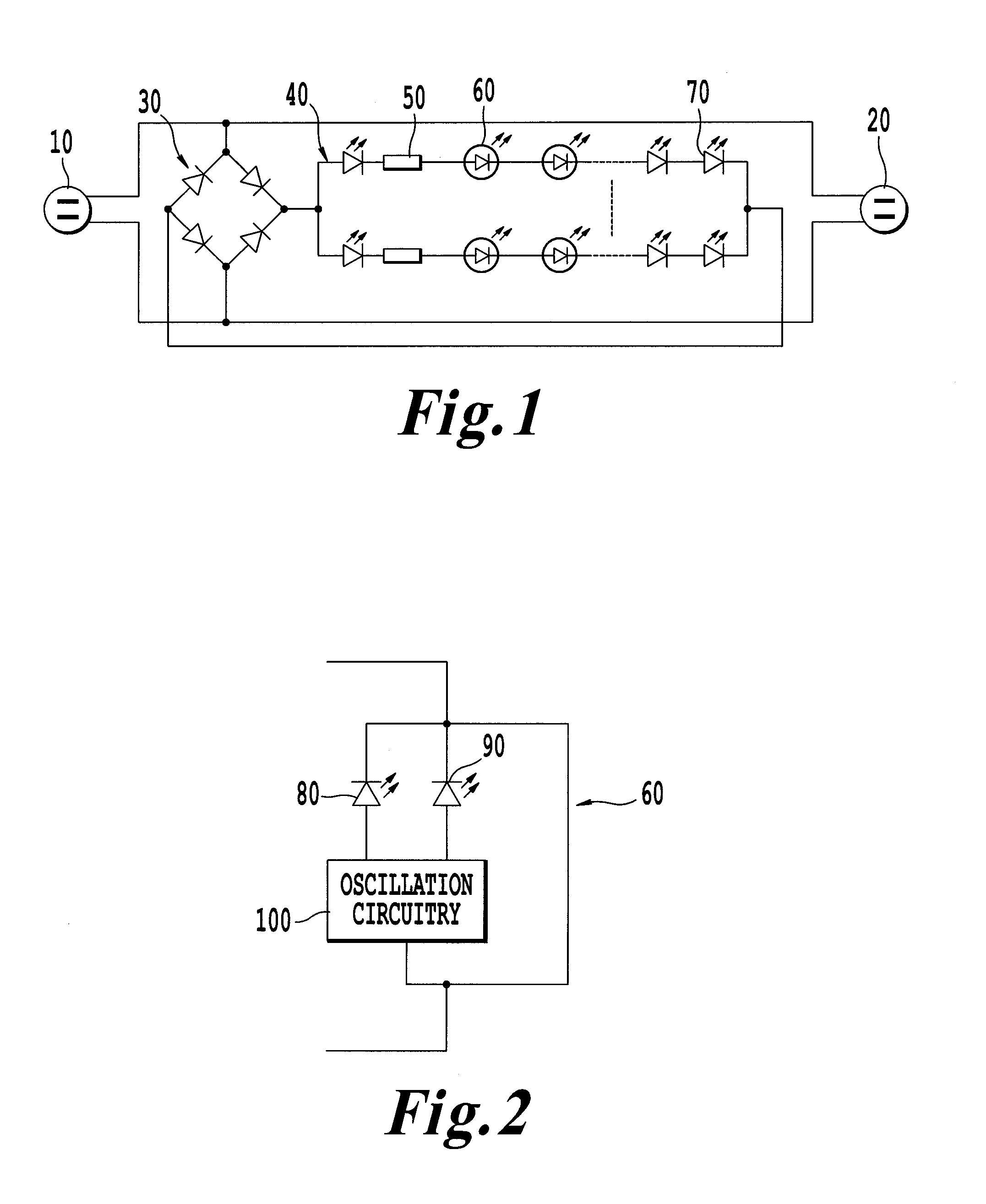 Blinking light string