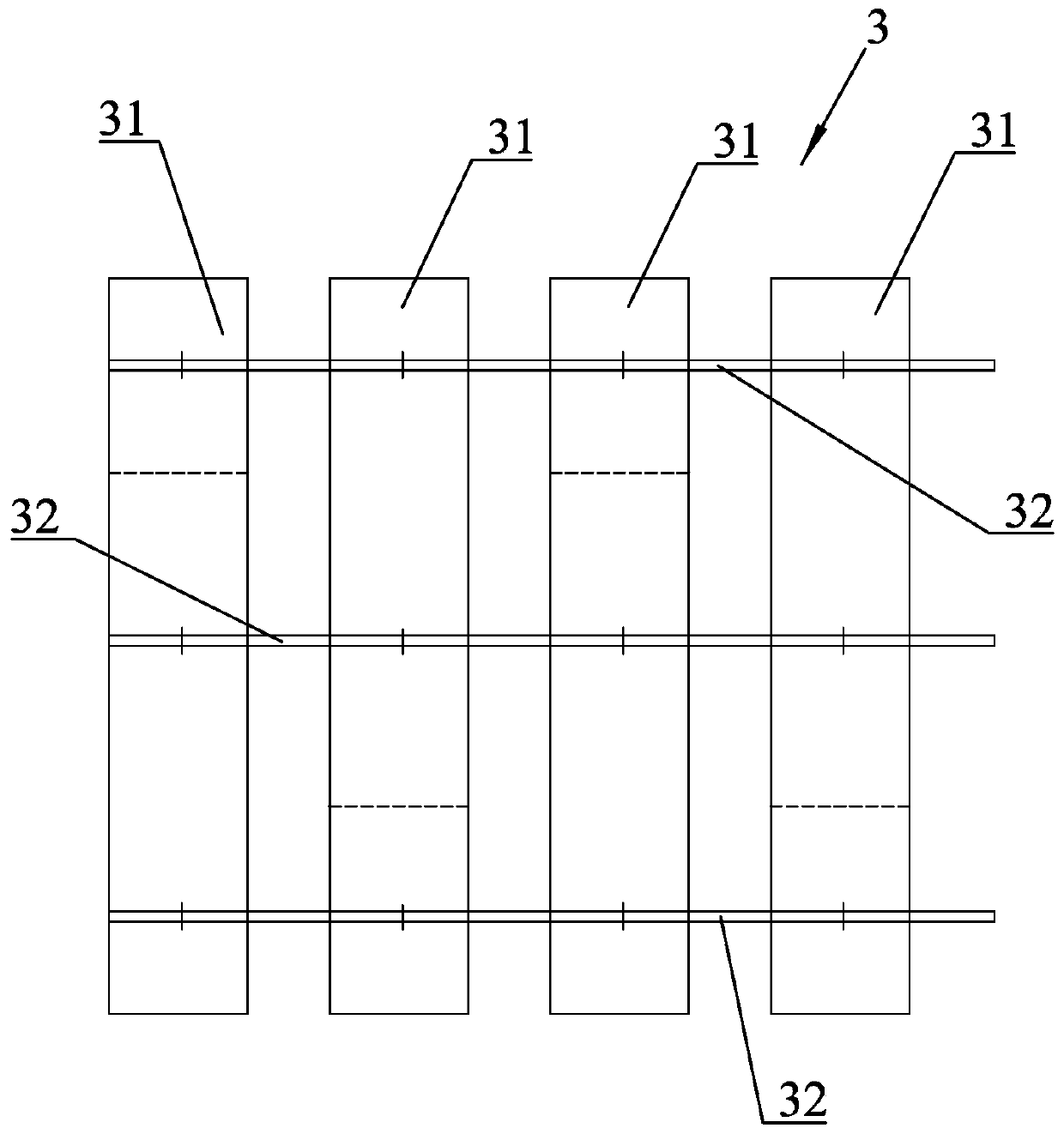 Coastal zirconium-titanium ore sand mining platform and mining process thereof