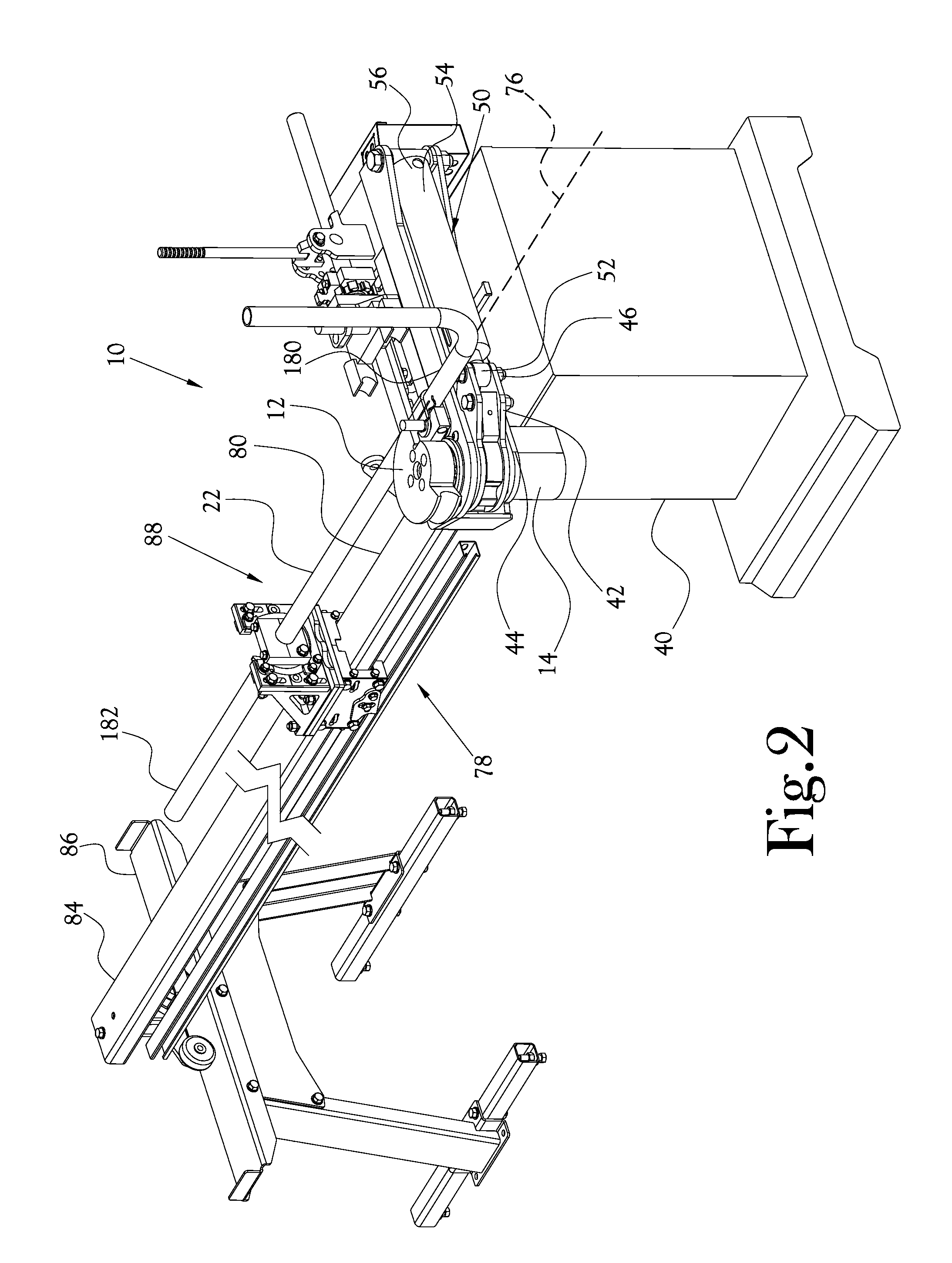 Tube Bending Machine With Reversible Clamp Assembly