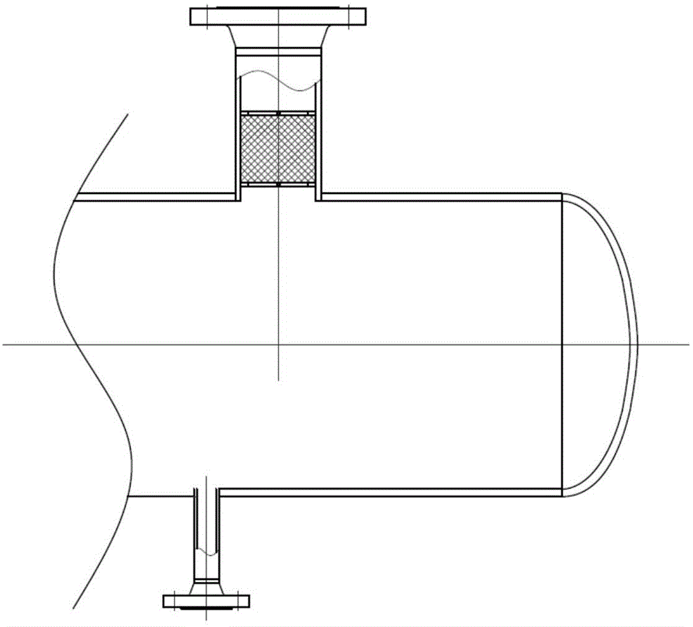 Demister at urea hydrolysis reactor outlet