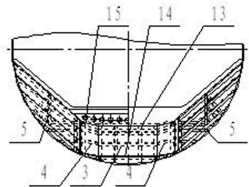 Tubular bag type fluidized bed device for bulk powder material tank truck