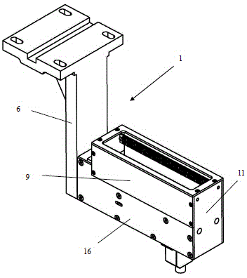 Integrated camera structure of chip mounting machine