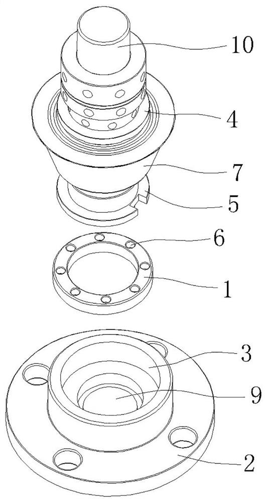 A vertical adjustment structure and method for installing a column sensor