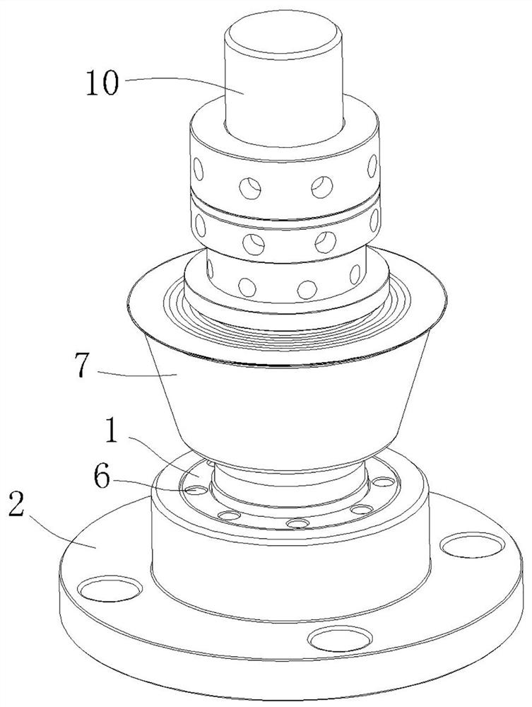 A vertical adjustment structure and method for installing a column sensor