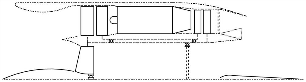 Encircling-type double-duct variable-cycle engine and control method