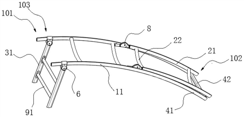 Supporting device and multifunctional chair with same