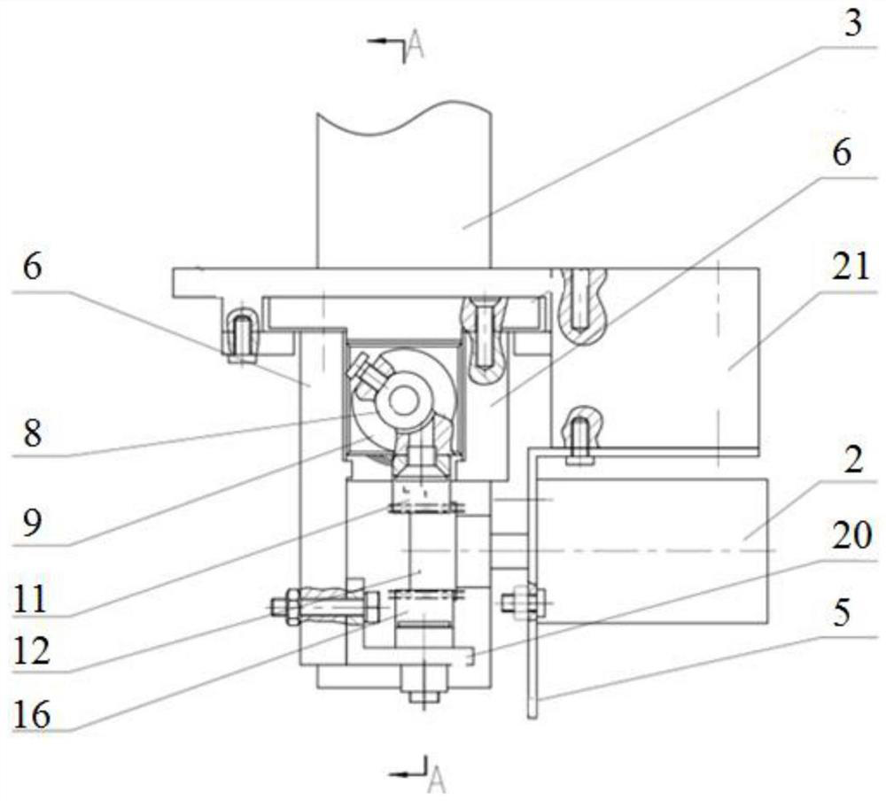 A pipe joint automatic plugging and unplugging device