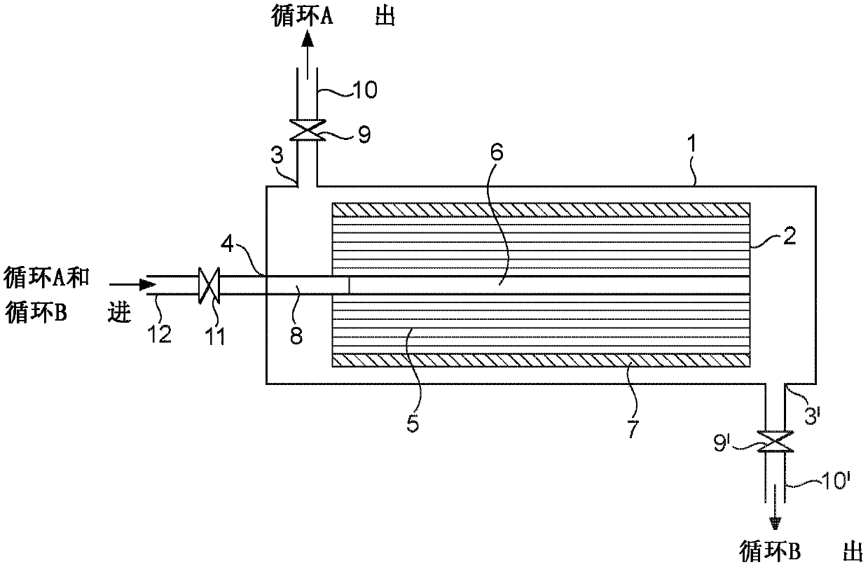 Method of filtration and backwashing using hollow fibre membrane elements