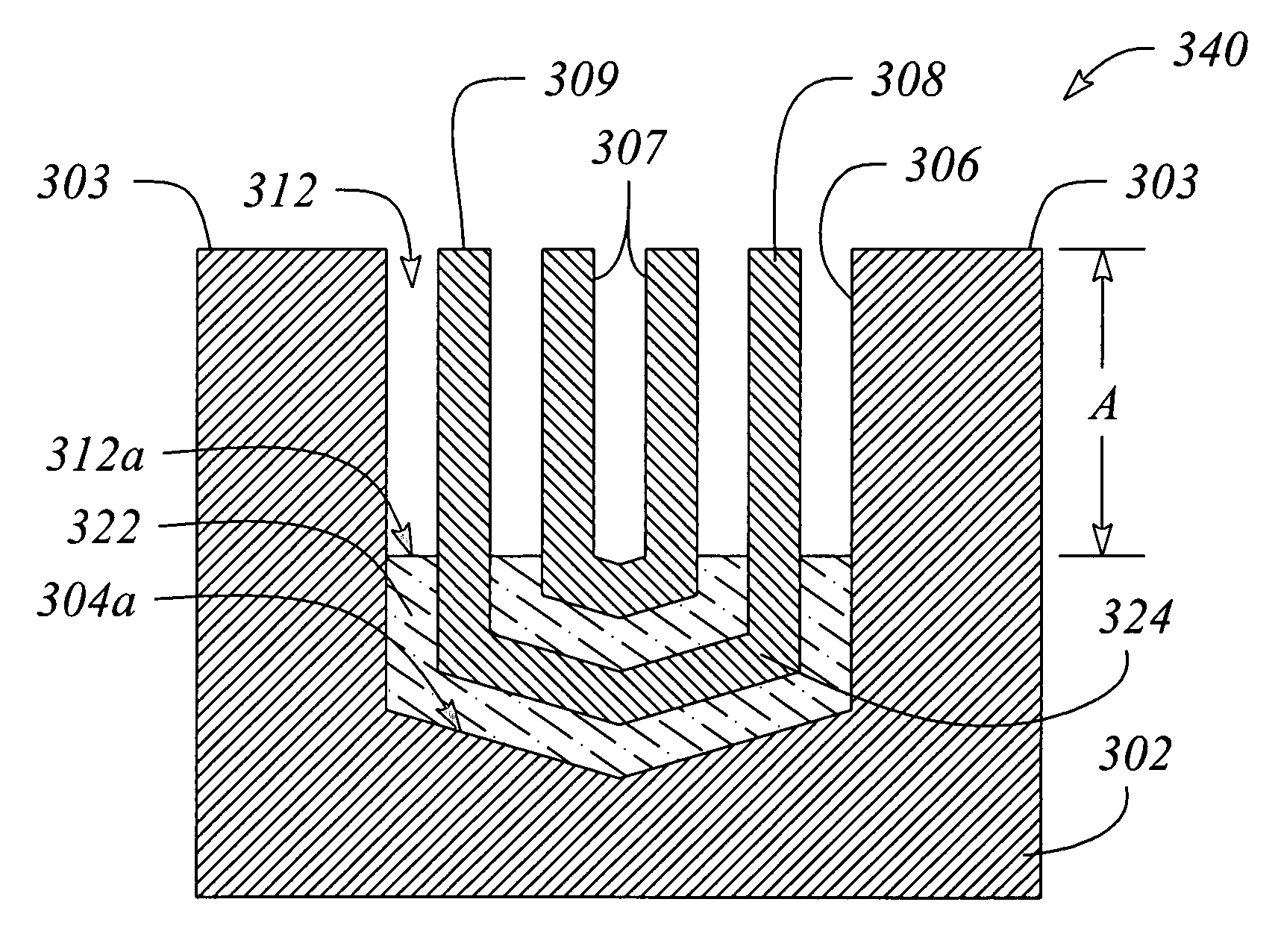 Apparatus for imprinting lithography and fabrication thereof