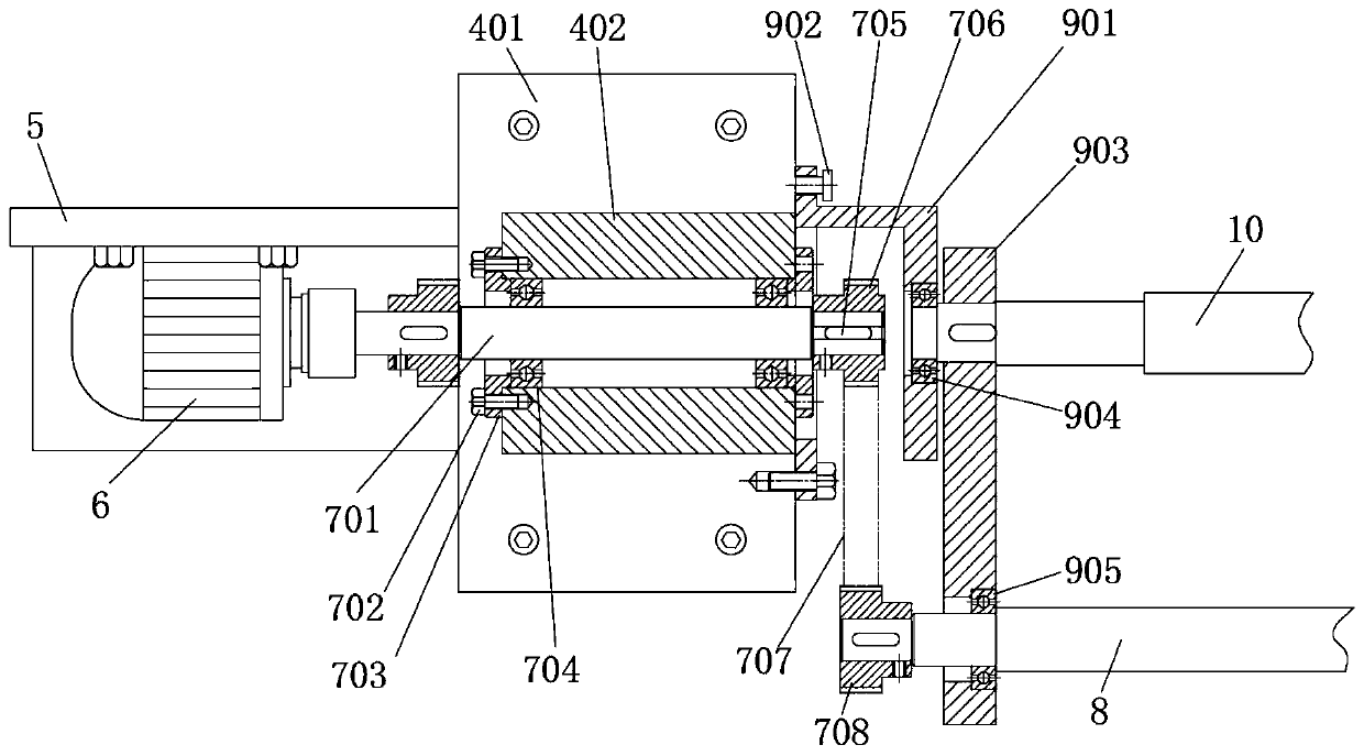 Gluing device for improving gluing uniformity