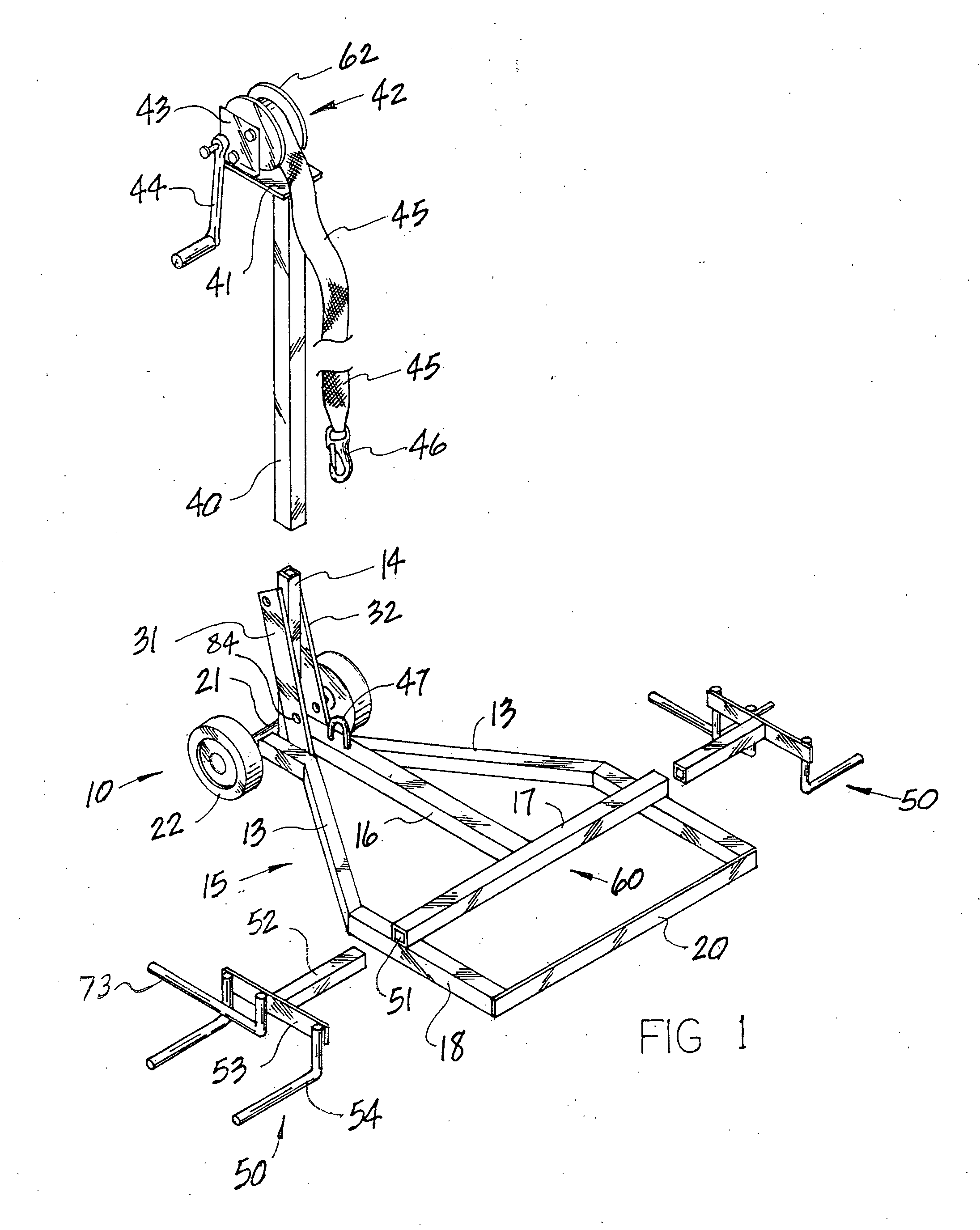 Small vehicle jack apparatus