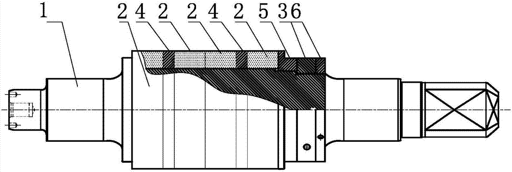 Composite roll and preparation method thereof