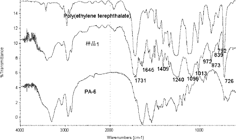 Polyester-polyamide copolymer and synthetic preparation method thereof