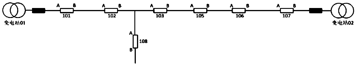 Topology dynamic identification method for medium-voltage power distribution network