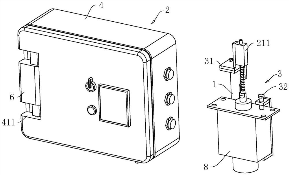 High-precision electromagnetic lock detection device