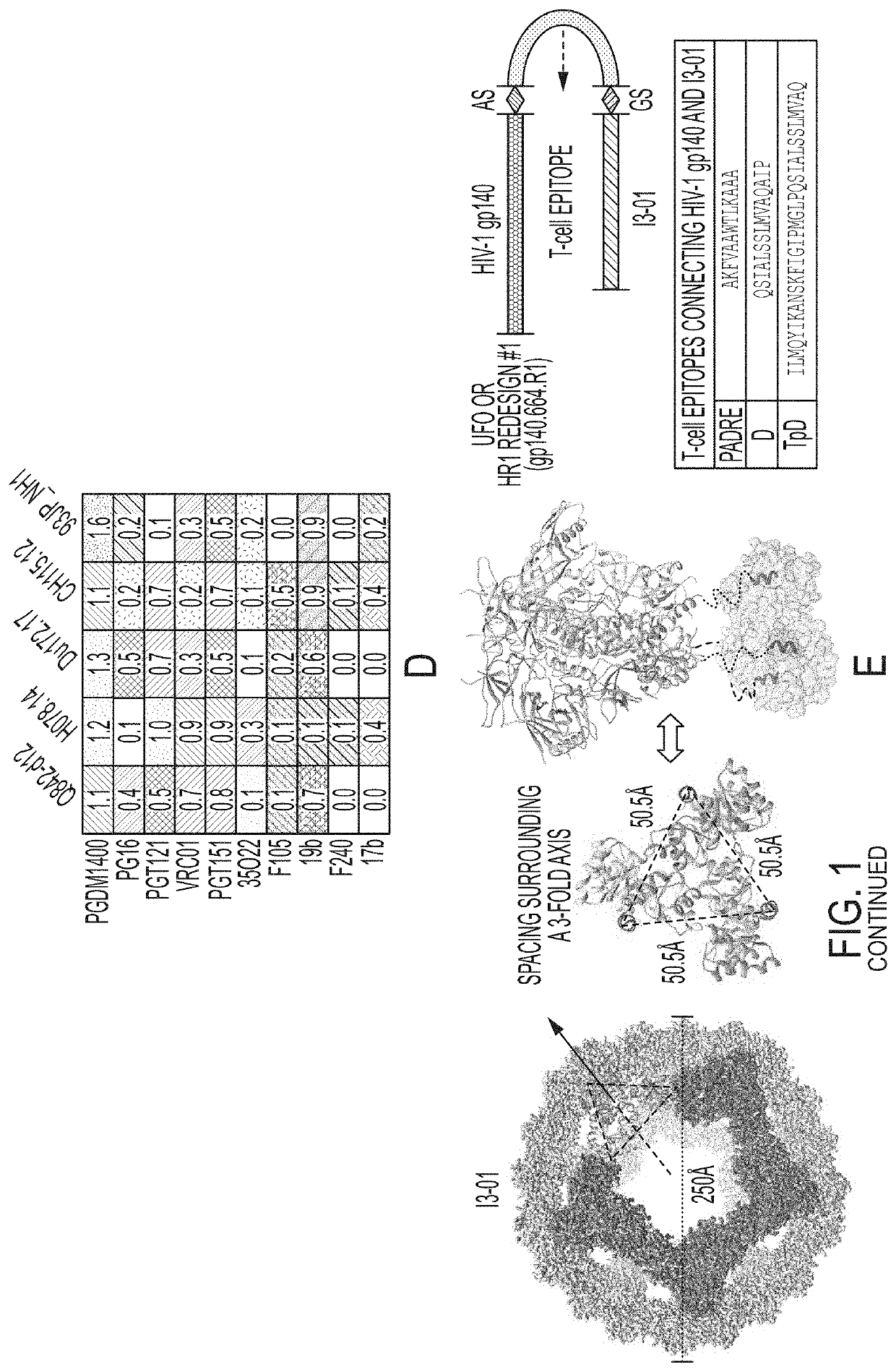 Novel Scaffolded HIV-1 Vaccine Immunogens