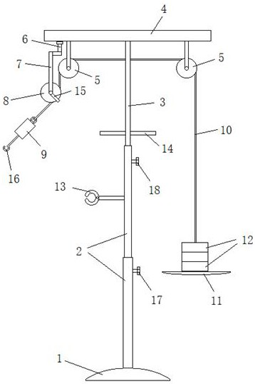 Shoulder arthroscopy operation traction frame