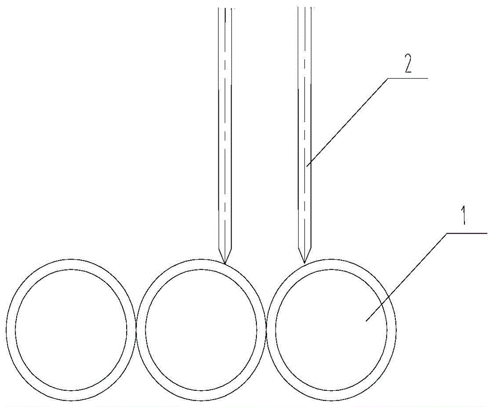 Pre-drilling mechanism for combined firework pot combining machine