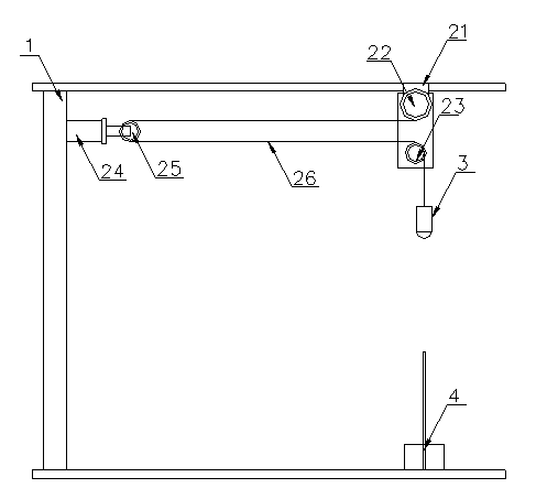 Falling weight impact testing machine