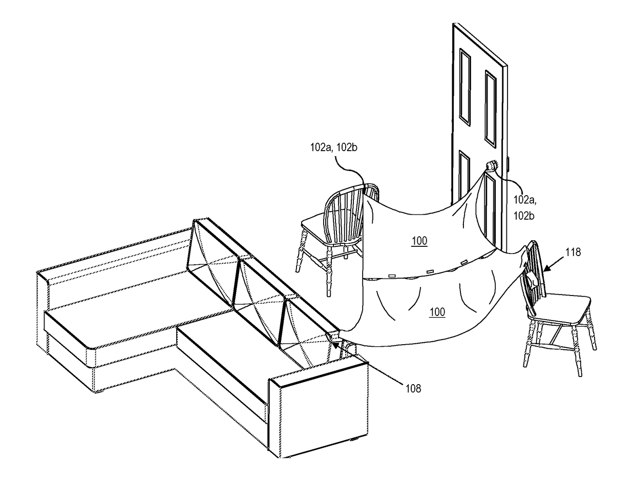 Blanket based structures