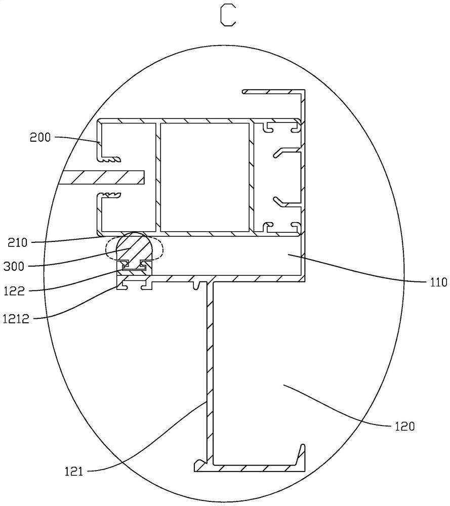 Sealing safety aluminum alloy sliding window