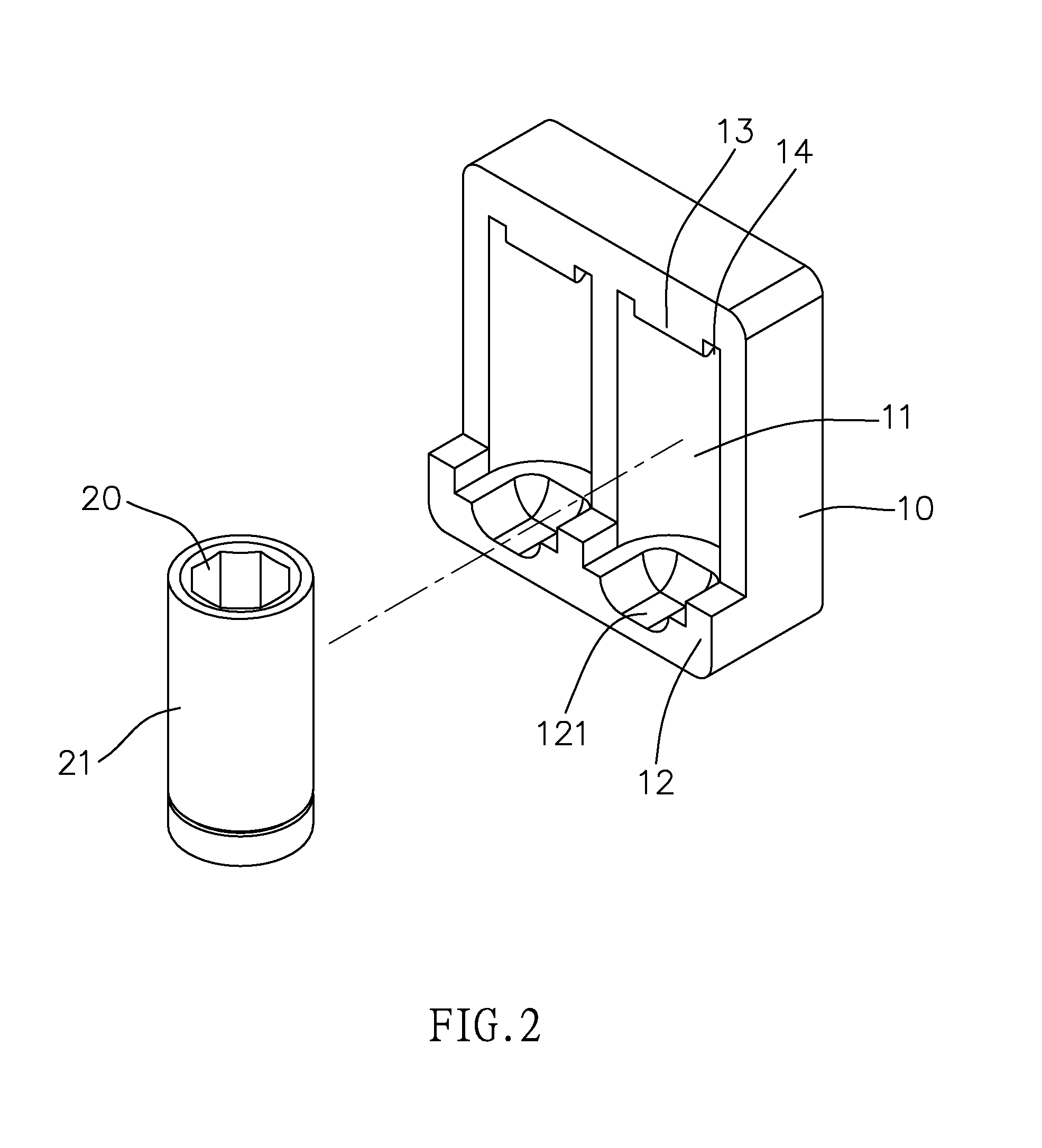 Holding unit for sockets