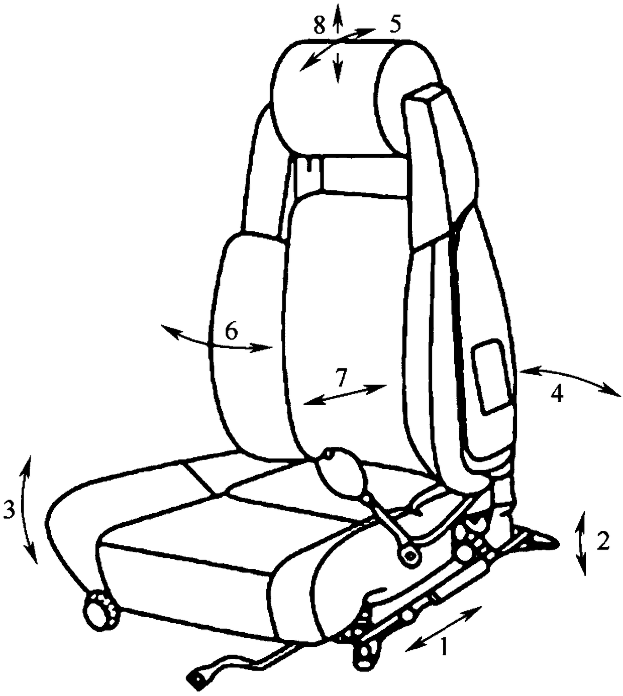 Vehicle electric seat anti-clamping control method based on motor current ripple waves and controller