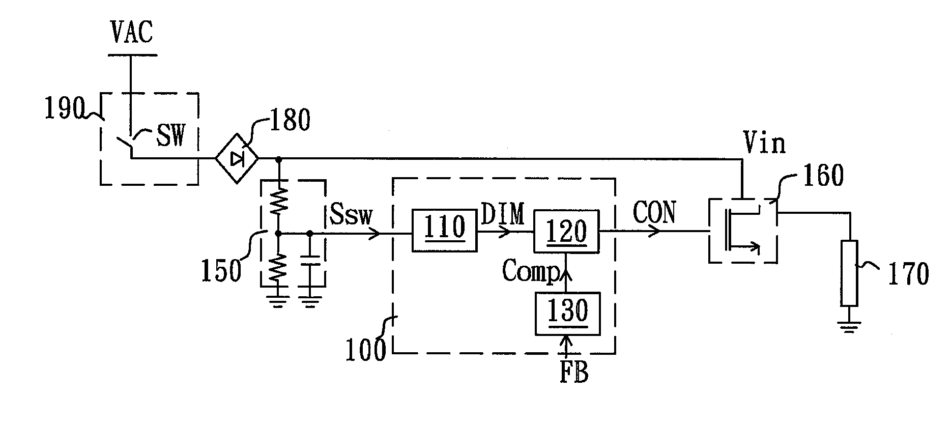 Illumination controller and illumination driving system